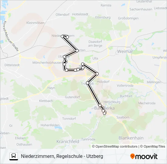 239 Bus Line Map