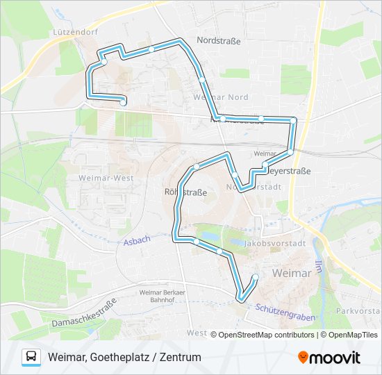 Автобус 5: карта маршрута