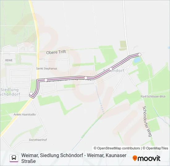7 Bus Line Map