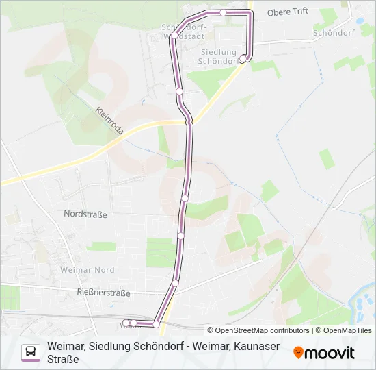 7 Bus Line Map