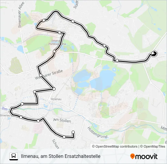 A Bus Line Map