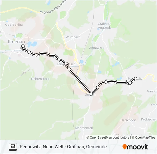 306 Bus Line Map