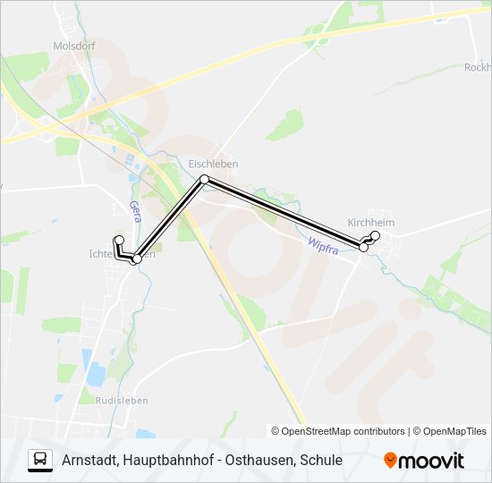 Автобус 353: карта маршрута