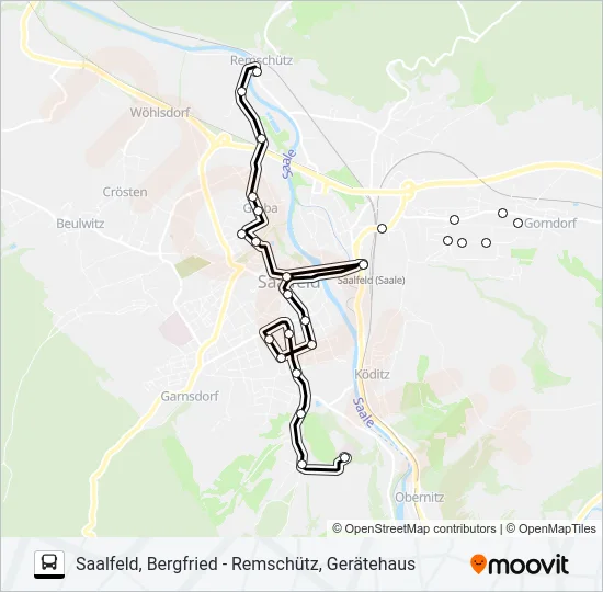 D Bus Line Map