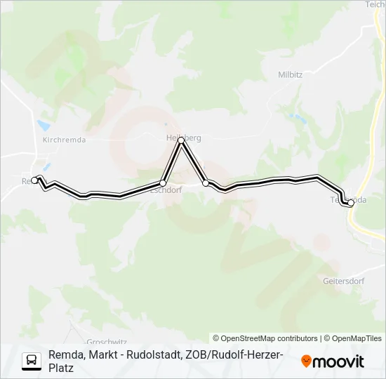 113 Bus Line Map