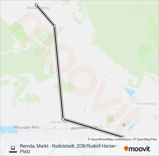 113 Bus Line Map