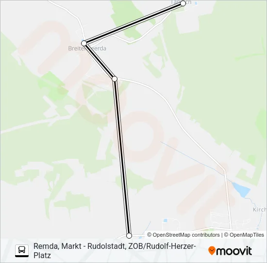 113 Bus Line Map