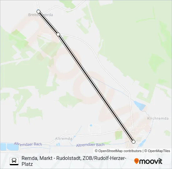 113 Bus Line Map