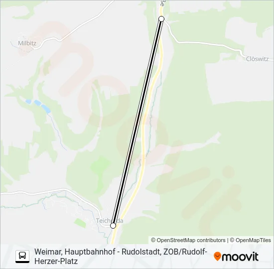114 Bus Line Map