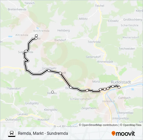 120 Bus Line Map