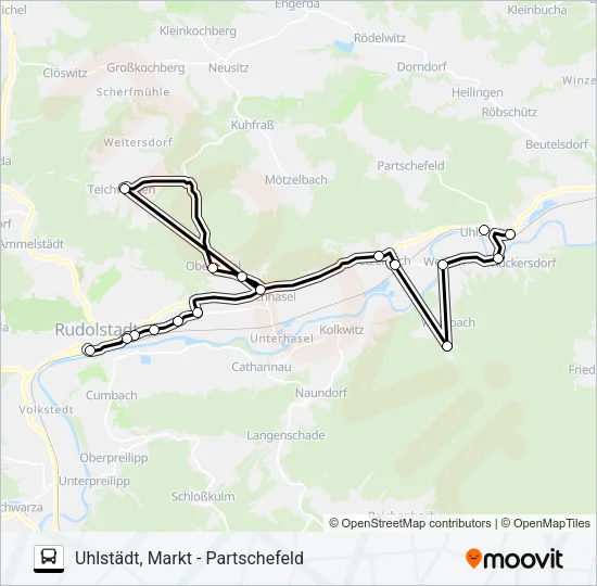 122 Bus Line Map
