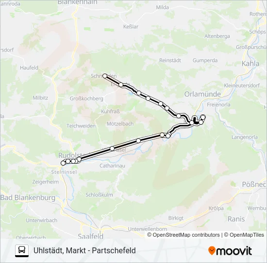 122 Bus Line Map