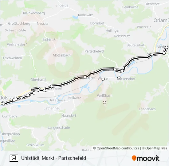 122 Bus Line Map