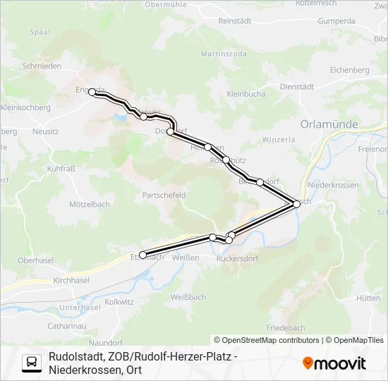 Автобус 122: карта маршрута