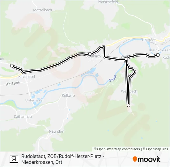 Автобус 122: карта маршрута