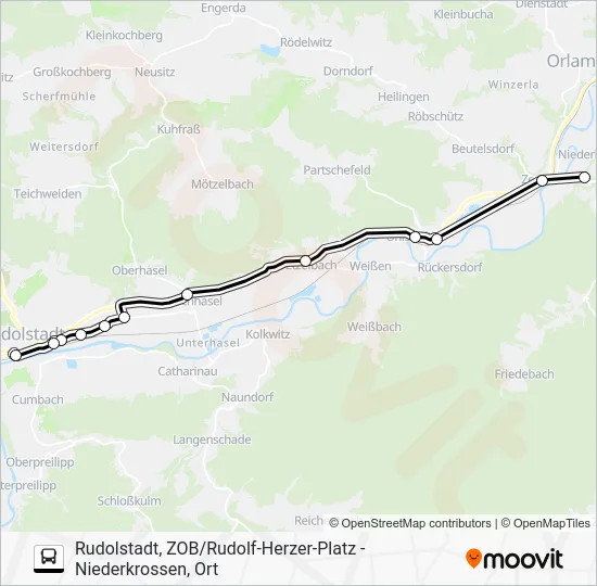 Автобус 122: карта маршрута