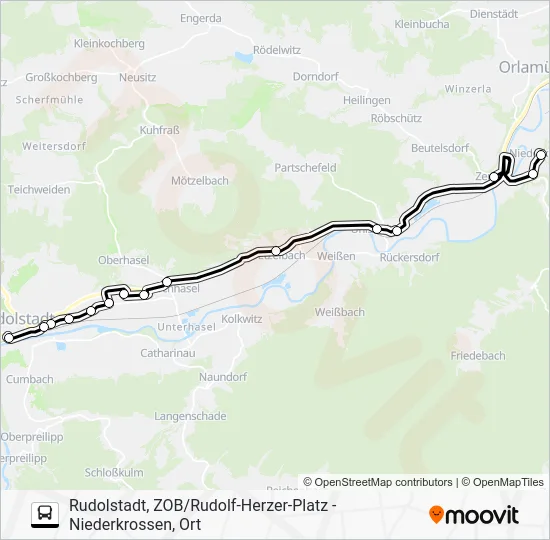 Автобус 122: карта маршрута