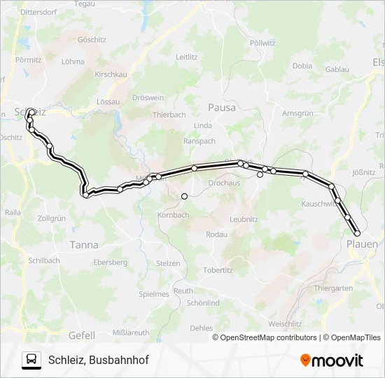 Автобус 143: карта маршрута