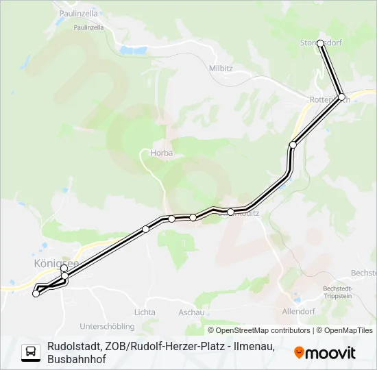 Автобус 215: карта маршрута