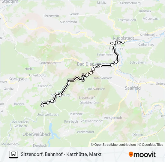 390 Bus Line Map