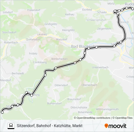 390 Bus Line Map