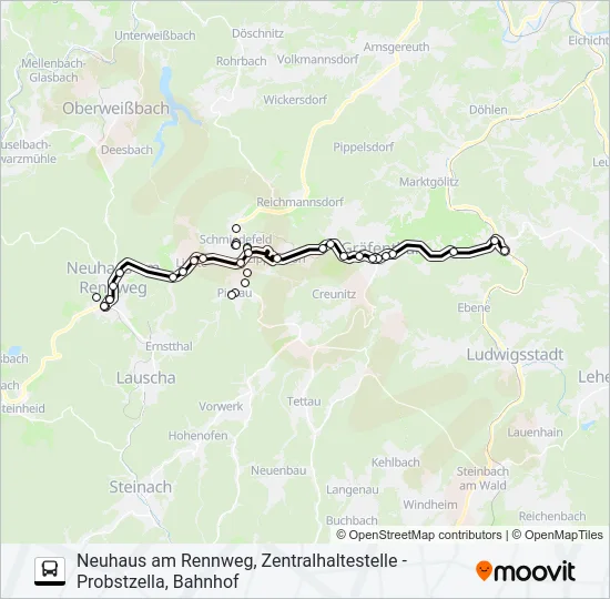407 Bus Line Map
