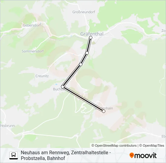 407 Bus Line Map