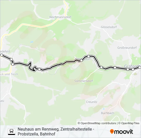 407 Bus Line Map