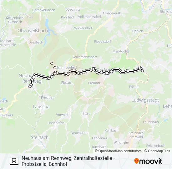 407 Bus Line Map