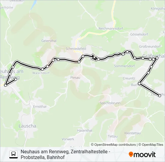 407 Bus Line Map