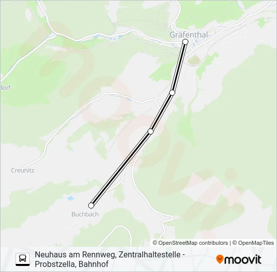 407 Bus Line Map