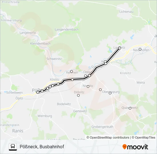 971 Bus Line Map