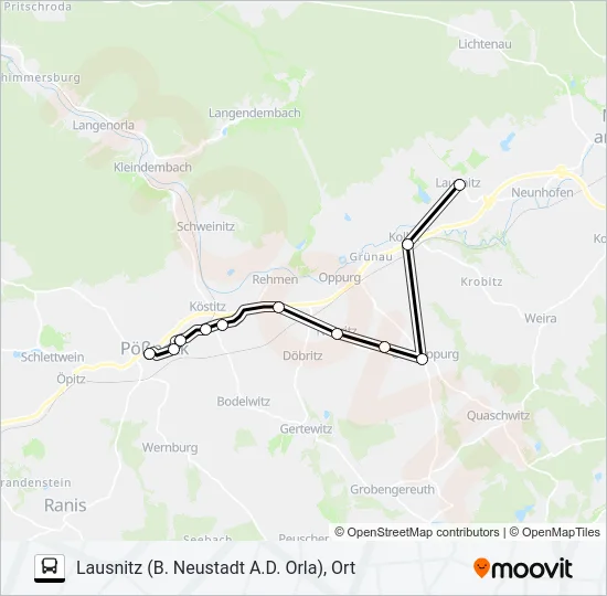 971 Bus Line Map
