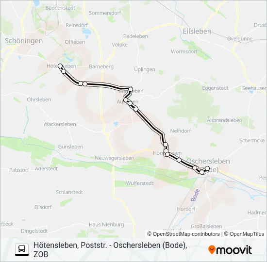 Автобус 658: карта маршрута