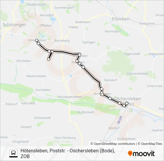Автобус 658: карта маршрута