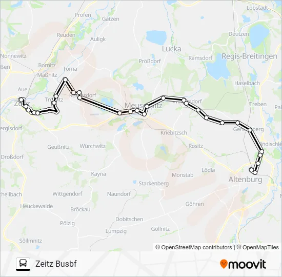 Автобус 500: карта маршрута