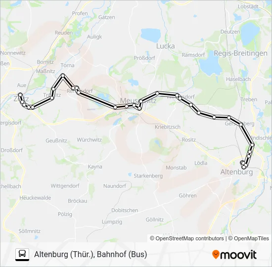 Автобус 500: карта маршрута
