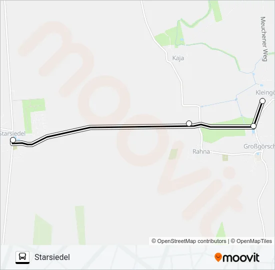 781 Bus Line Map