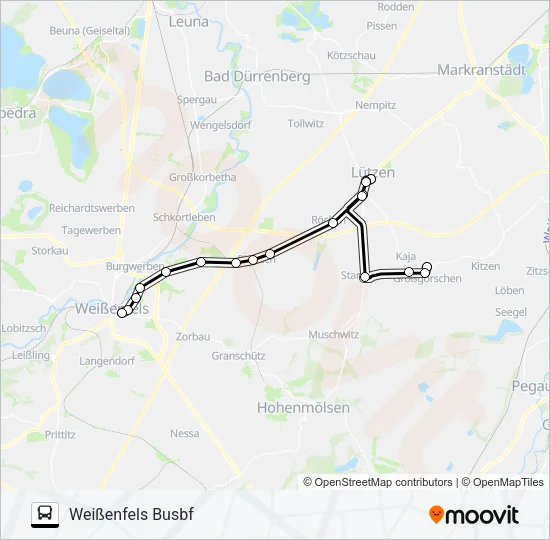 781 Bus Line Map