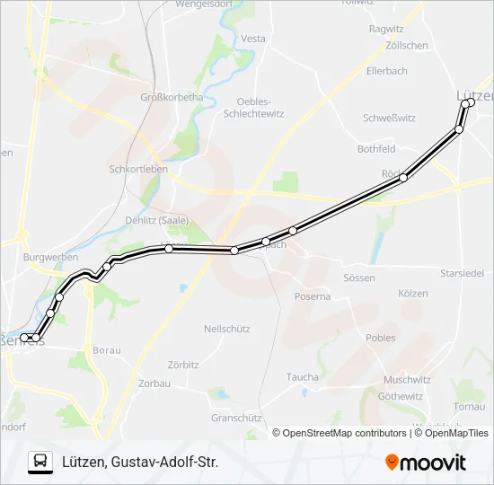 781 Bus Line Map