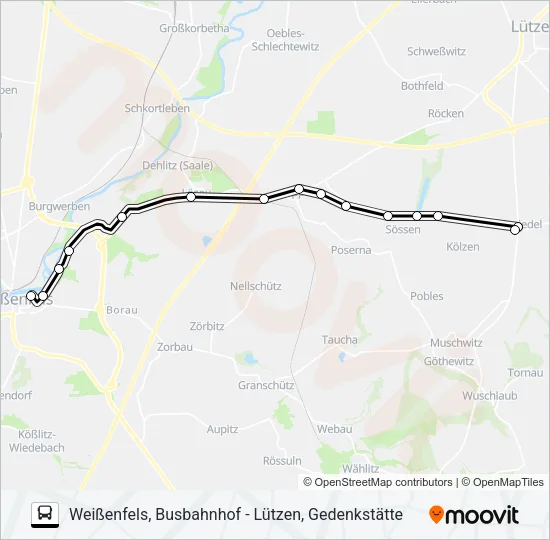 783 Bus Line Map