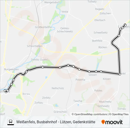 783 Bus Line Map