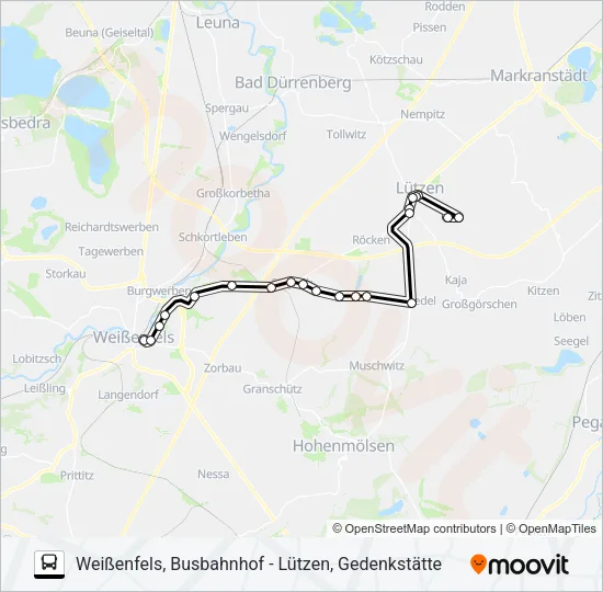 783 Bus Line Map