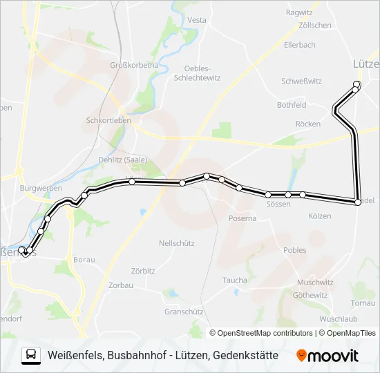 783 Bus Line Map