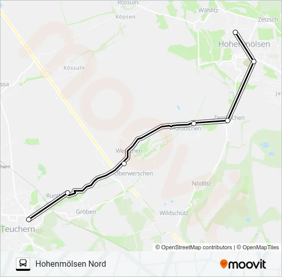 804 Bus Line Map