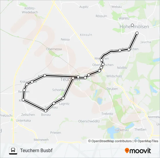 804 Bus Line Map