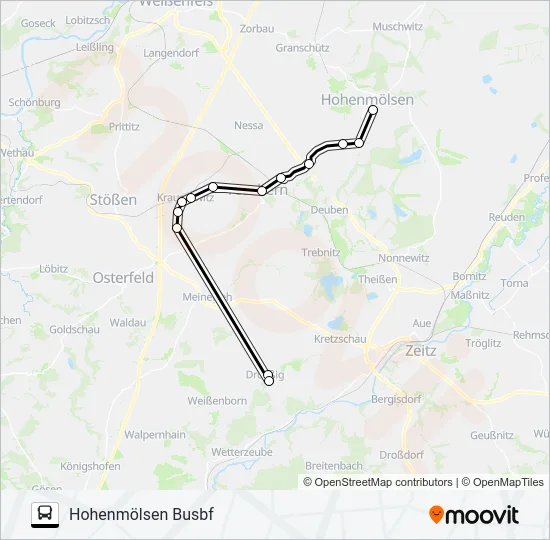 804 Bus Line Map