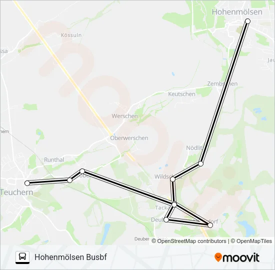 807 Bus Line Map