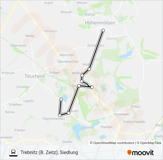 807 Bus Line Map