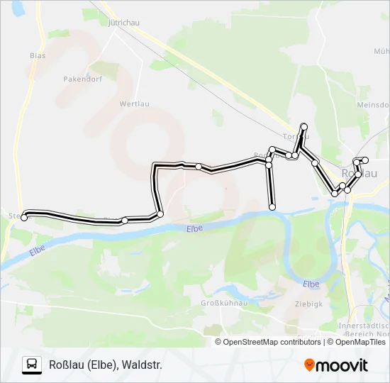 21 Bus Line Map